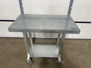 Galvanized Series Worktable from Hawthorne Tables